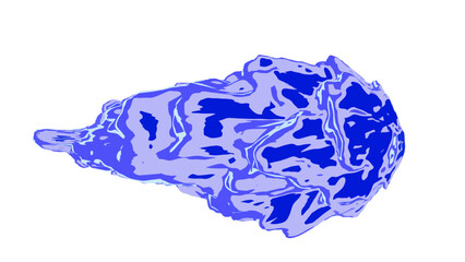 Fototapeta premium Blue stylized fire vector 