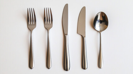 Silverware Set   Fork  Knife  Spoon  Table Setting  Dining  Restaurant  Food  Utensil  Kit