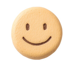 Happy cookie with smiley face design for cheerful moments