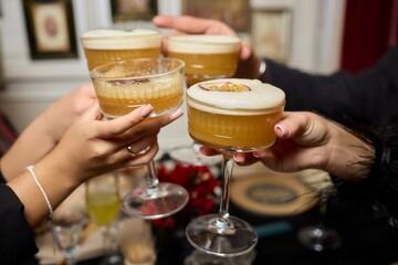 Cheers to Celebration Enjoying Elegant Cocktails That Make Every Toast Special and Memorable