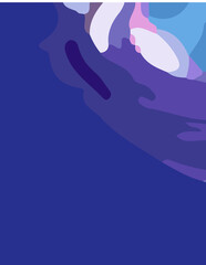 abstract background with untidy waves Illustration