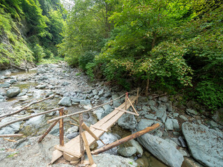 Tisita river Gorge, Vrancea Mountains, Romania