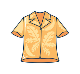 shirt summer season clothes icon