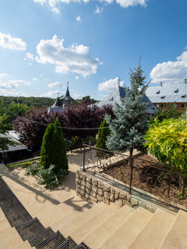 Bujoreni Monastery, a landmark atraction in Vaslui County, Romania