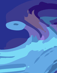 Naklejka premium abstract background with untidy waves Illustration