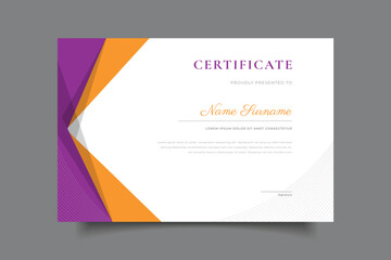 certificate template design