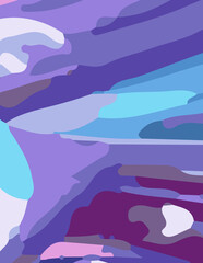 abstract background poster with untidy waves Illustration