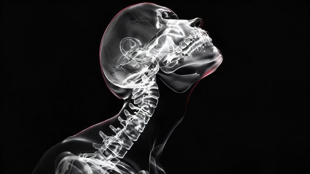 Hangman's Fracture: The Neck Pain and Difficulty Swallowing - Picture a person with a highlighted C2 vertebra, experiencing neck pain and difficulty swallowing