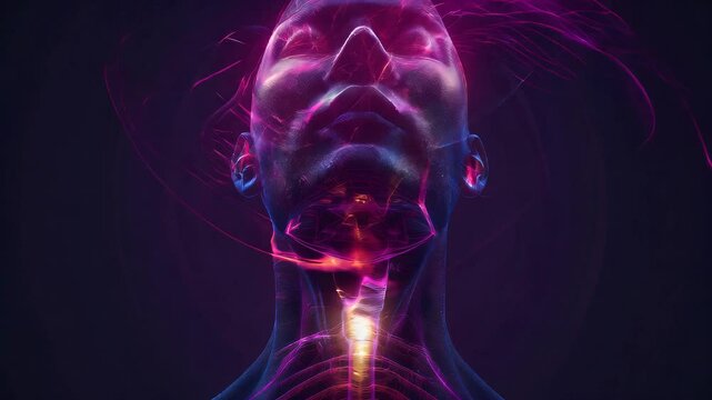 Hypothyroidism: The Fatigue and Cold Sensitivity - Picture a person with highlighted thyroid gland, experiencing fatigue and cold sensitivity