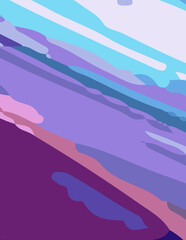 abstract background poster with untidy waves Illustration