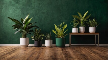 green plant in a room