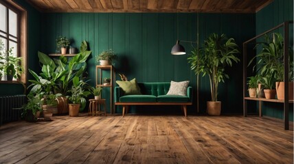living room with a sofa