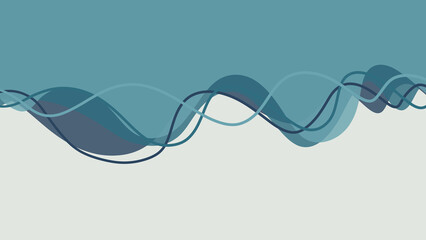 Modern abstract background with bright wavy lines. stock illustration.