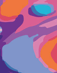 abstract background with untidy waves Illustration