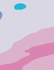 abstract background with untidy waves Illustration