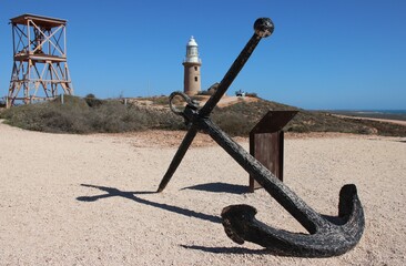 Vlamingh Head Lighthouse near Exmouth, Western Australia.