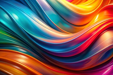Naklejka premium Vibrant Colorful Background with Lines and Curves for Product Photography