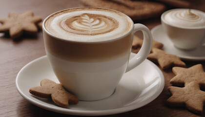 cup of gingerbread latte