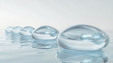 Ethereal Transparency in Cellular Structures and Fluid Dynamics