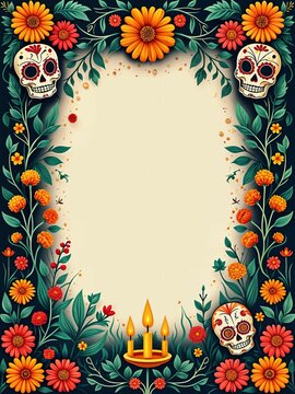 Celebrando la vida: D&iacute;a de los muertos y la naturaleza