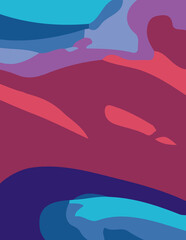 abstract background with untidy waves Illustration