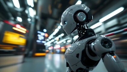 Fototapeta premium Futurestic robot photo