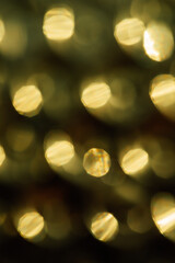 Obraz premium background of gold bokeh