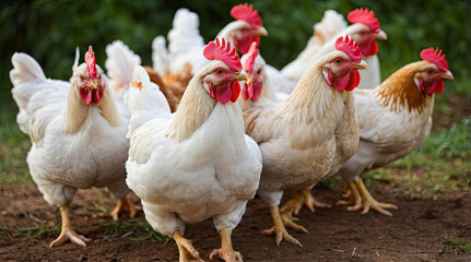 Fototapeta premium happy chickens