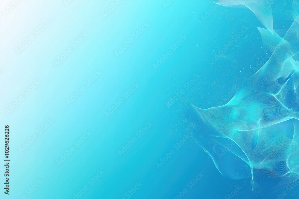 Poster soft blue abstract background with smooth gradients and ethereal textures