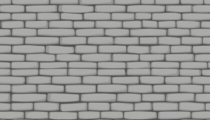 Texture background of some bricks, stone blocks or cobblestones in gray tone and low contrast. Seamless repeatable pattern for use in 3D modeling and graphic design isolated with white highlights, p