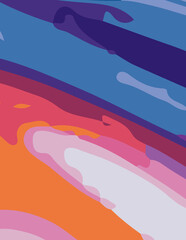 abstract background with untidy flalt abstract background for poster and bannerwaves Illustration