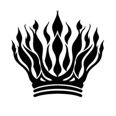 Tattoo Design: Crown for Royalty and Power