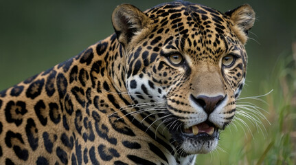 Naklejka premium a beautiful and lethal jaguar