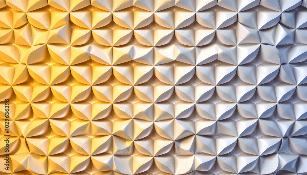 Wall mural abstract pattern background. seamless pattern. 3d rendering isolated with white highlights, png
