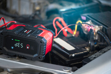 Portable battery charger.  Charger and maintainer.