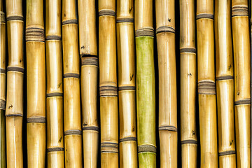 Fototapeta premium Bamboo texture background showcasing natural wood pattern and earthy tones