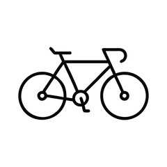 Bicycle icon a modern and editable vector symbol for a bike.