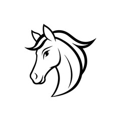 horse head silhouette