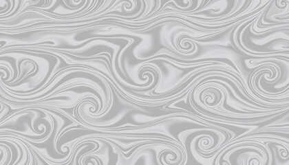 Fototapeta premium Curved horizontal beautiful pattern with swirls for design and sandblasting print isolated with white highlights, png