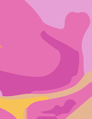 flalt abstract background for poster and banner