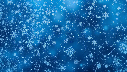 Fototapeta premium Christmas background with frozen pattern on window glass. Real blue texture of winter snowfrost isolated with white highlights, png