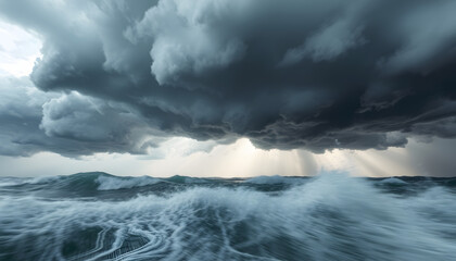 Fototapeta premium Surviving A Storm isolated with white highlights, png