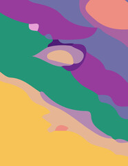 flalt abstract background for poster and banner