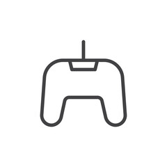Gamepad icon Thin outline art symbol