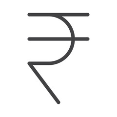 Rand icon Thin outline art symbol
