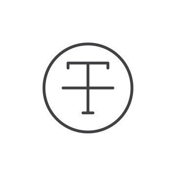 recommend clip art: Strike through icon Thin outline art symbol