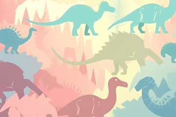 seamless pattern with horses