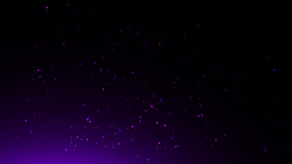 Purple fire embers particles texture overlays . Burn effect on isolated black background. Design texture.