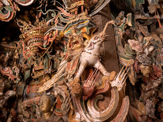 The exquisite clay sculptures in Guanyin Hall