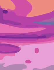 abstract background with untidy waves Illustration